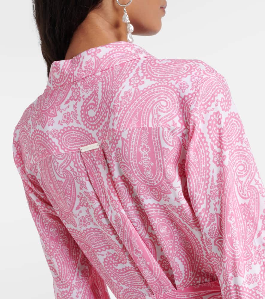 Heidi Klein Ischia paisley shirt dress