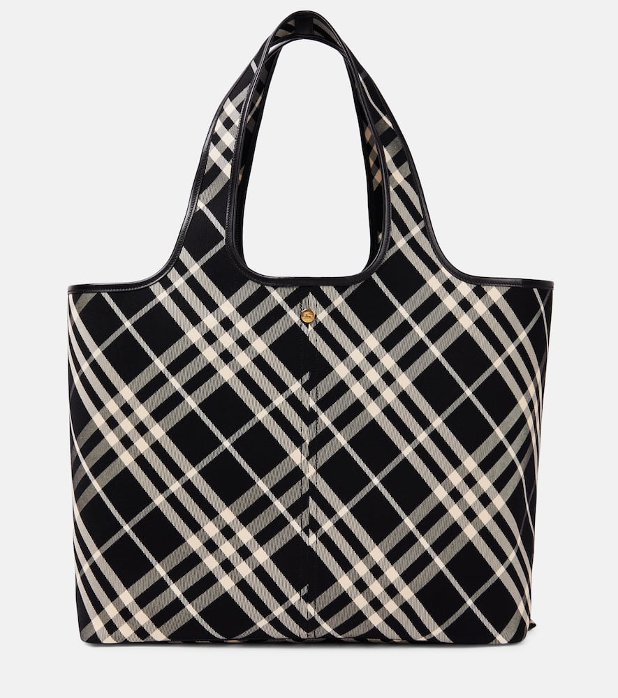 Burberry Burberry Check Medium canvas tote bag. Shop Burberry Tote Bags for women now.