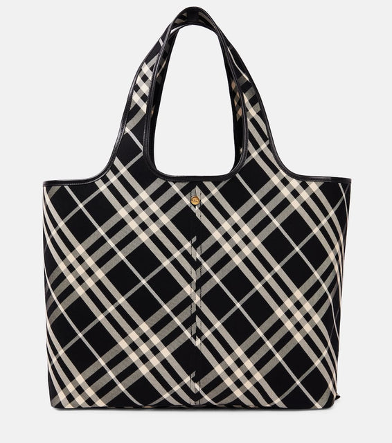Burberry Burberry Check Medium canvas tote bag. Shop Burberry Tote Bags for women now.