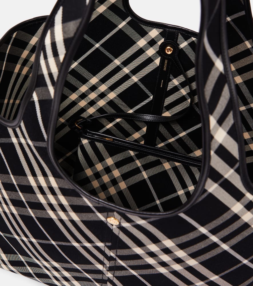 Burberry Burberry Check Medium canvas tote bag