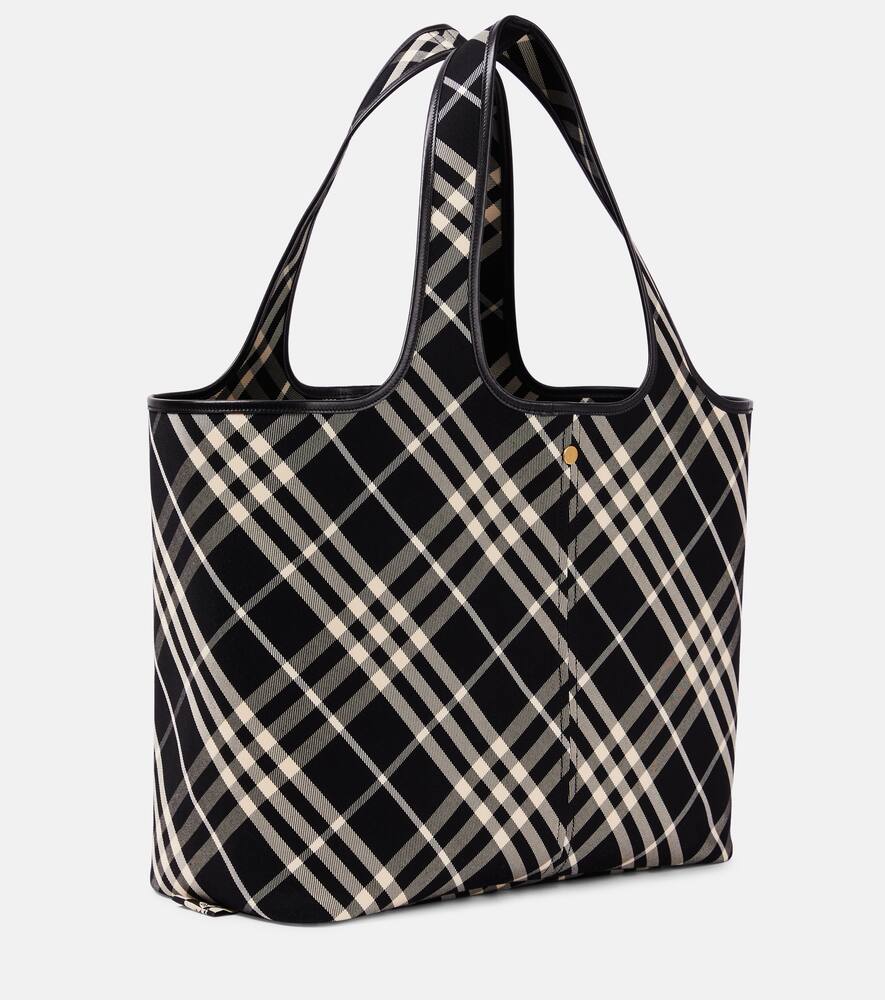 Burberry Burberry Check Medium canvas tote bag