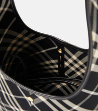 Burberry Check Small canvas tote bag