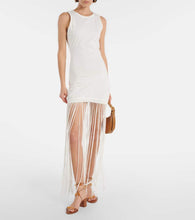 Faithfull Maceio fringed cotton minidress