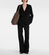 The Row Blake leather shoulder bag