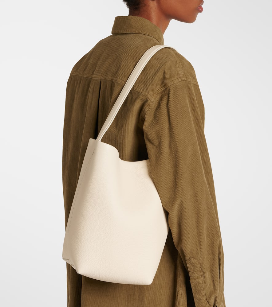 The Row N/S Park Medium leather tote bag