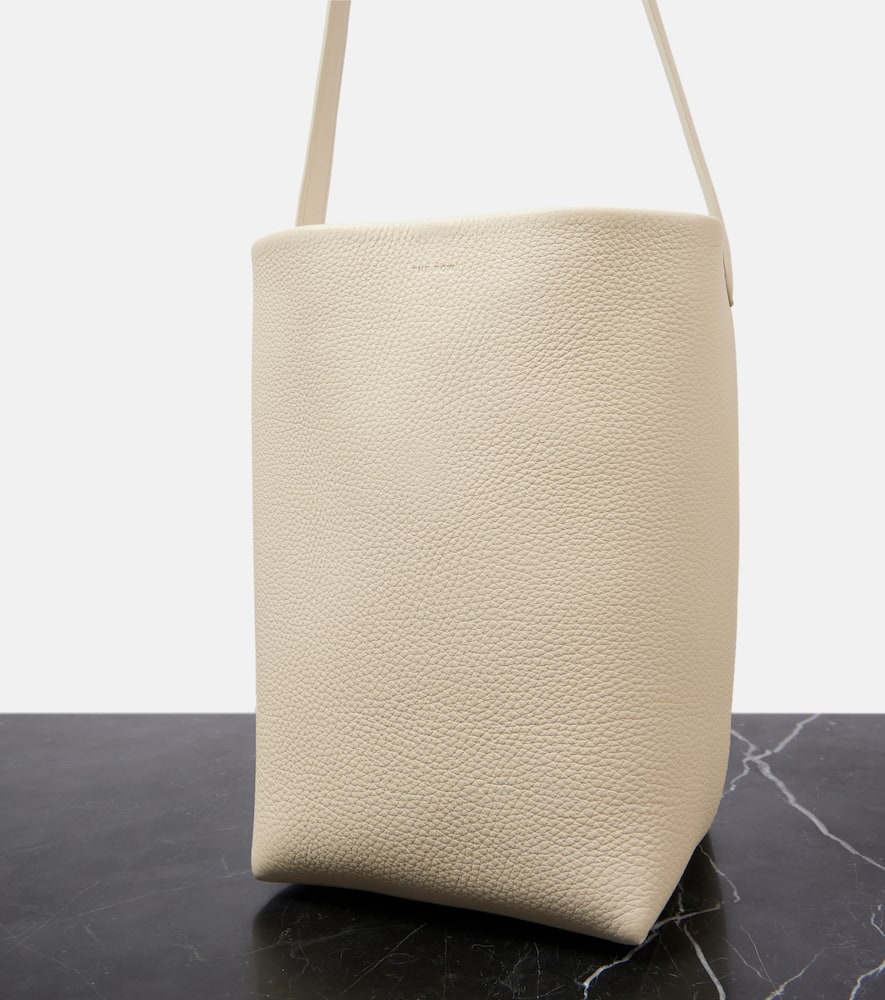 The Row N/S Park Medium leather tote bag