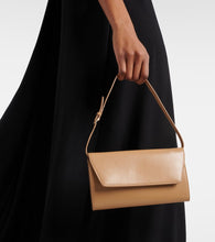 The Row Evening leather clutch