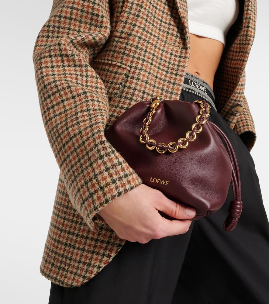 Loewe Flamenco Mini leather shoulder bag
