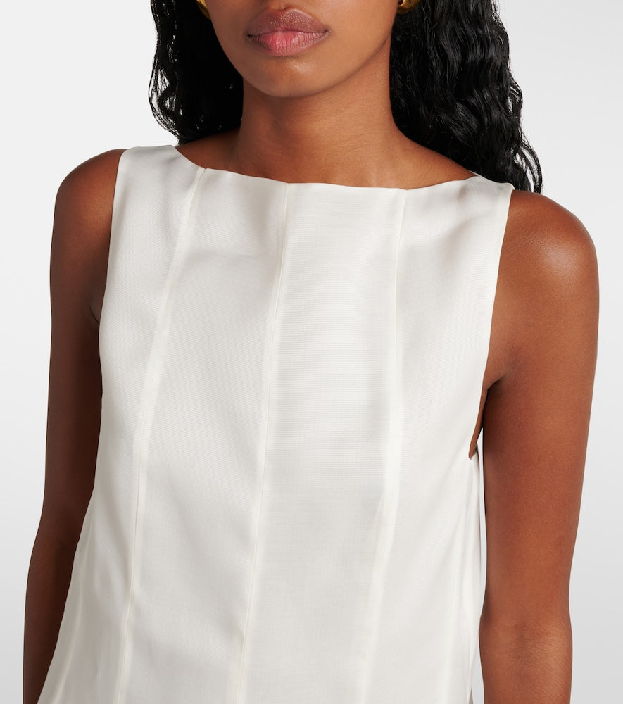 Khaite Mags silk minidress