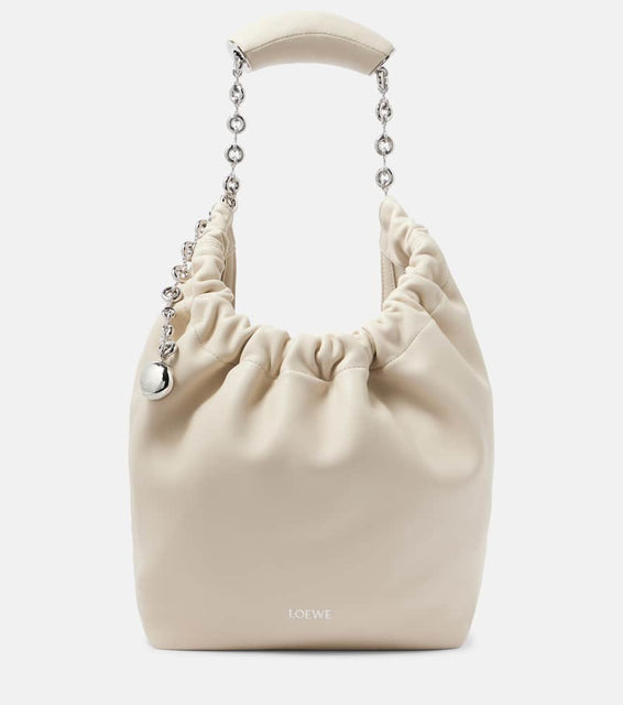 Loewe Squeeze Small leather shoulder bag. Shop Loewe Shoulder Bags for women now.