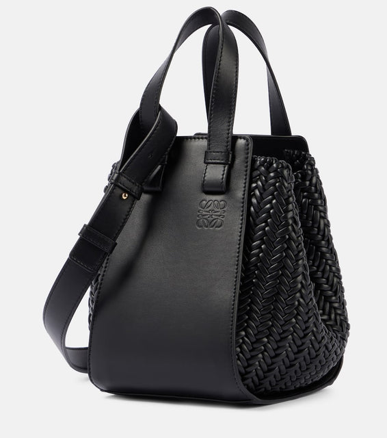 Loewe Hammock Compact leather shoulder bag. Shop Loewe Top-Handle Bags for women now.