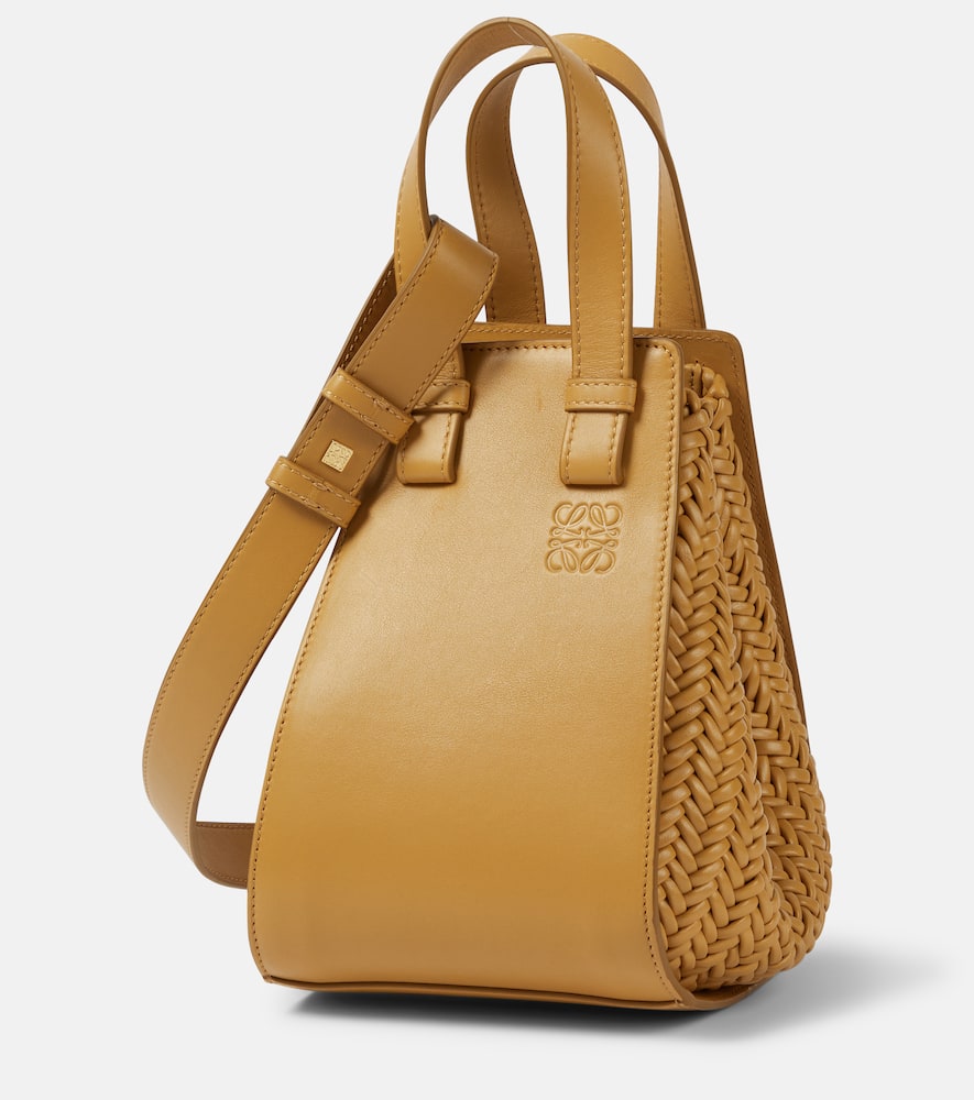 Loewe Hammock Compact leather tote bag. Shop Loewe Top-Handle Bags for women now.