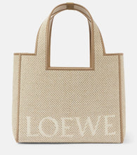 Loewe Loewe Font Small jacquard canvas shopper. Shop Loewe Top-Handle Bags for women now.
