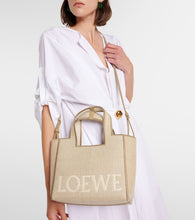 Loewe Loewe Font Small jacquard canvas shopper