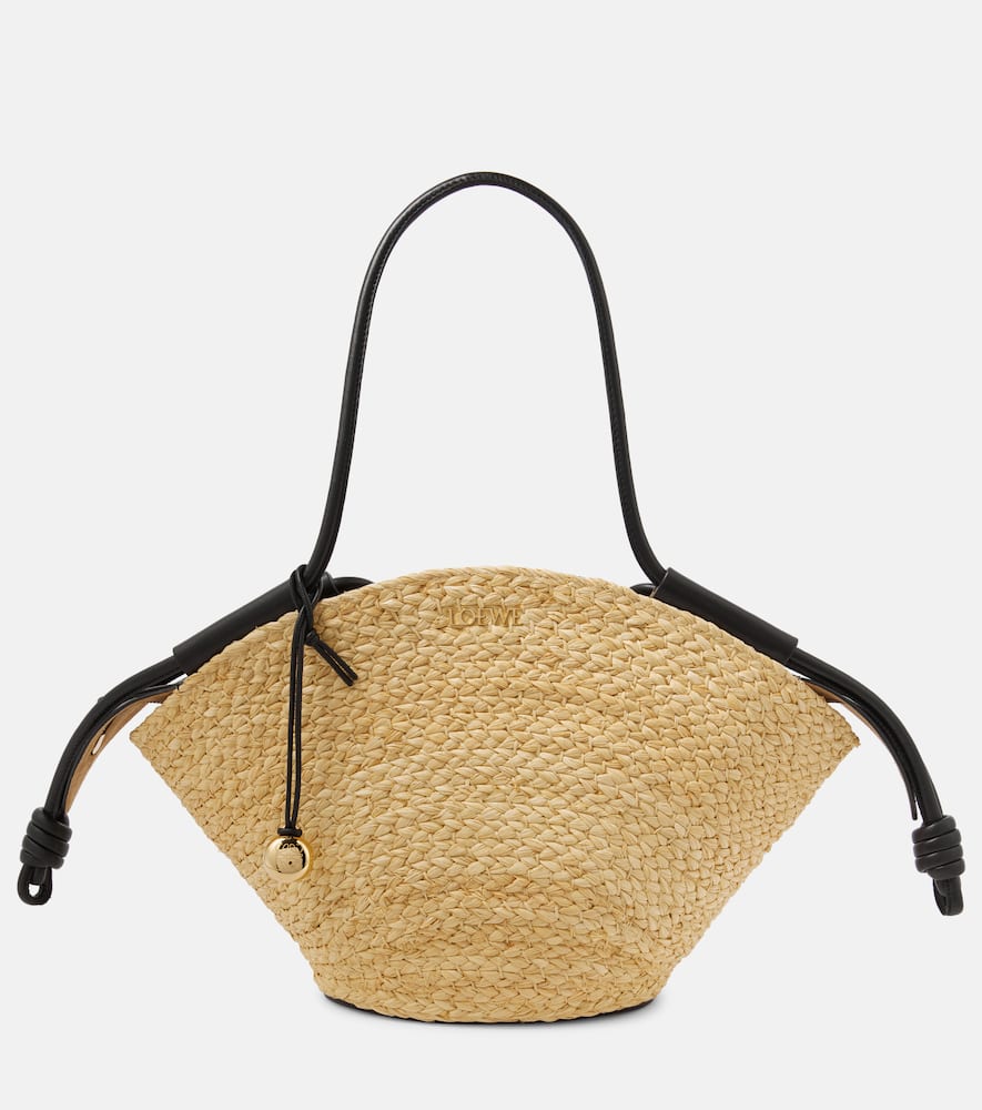 Loewe Paseo Small raffia basket bag. Shop Loewe Beach Bags for women now.