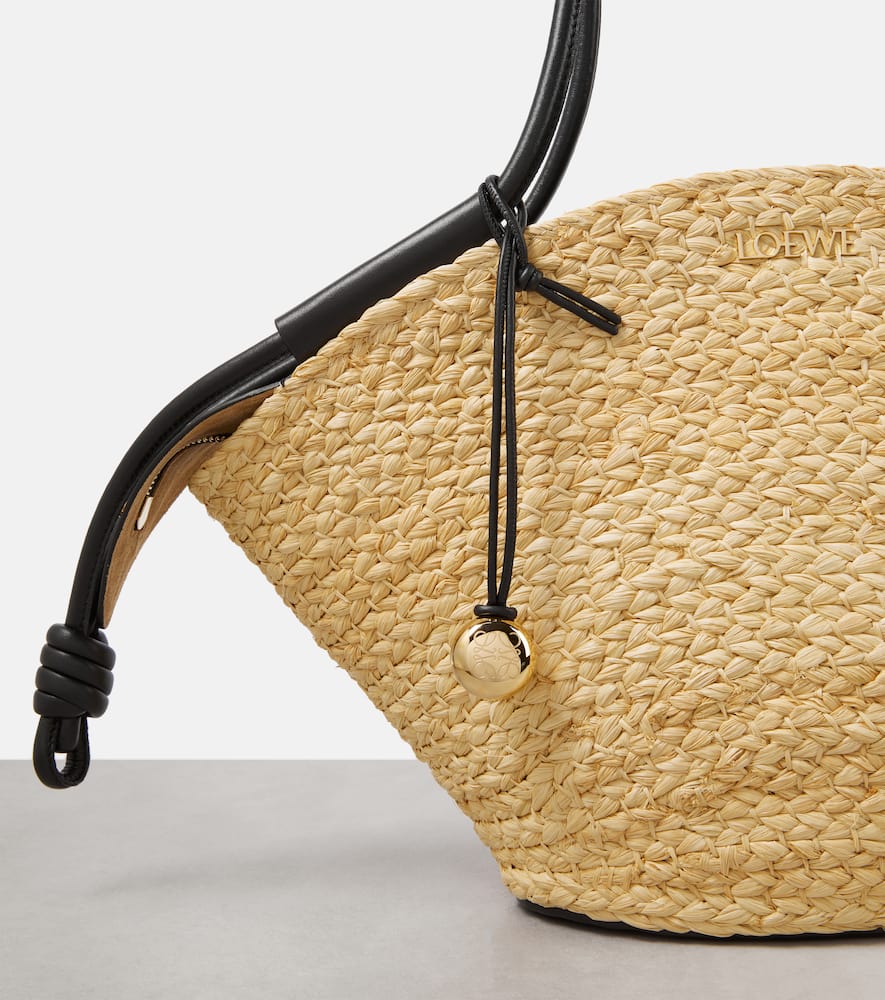Loewe Paseo Small raffia basket bag