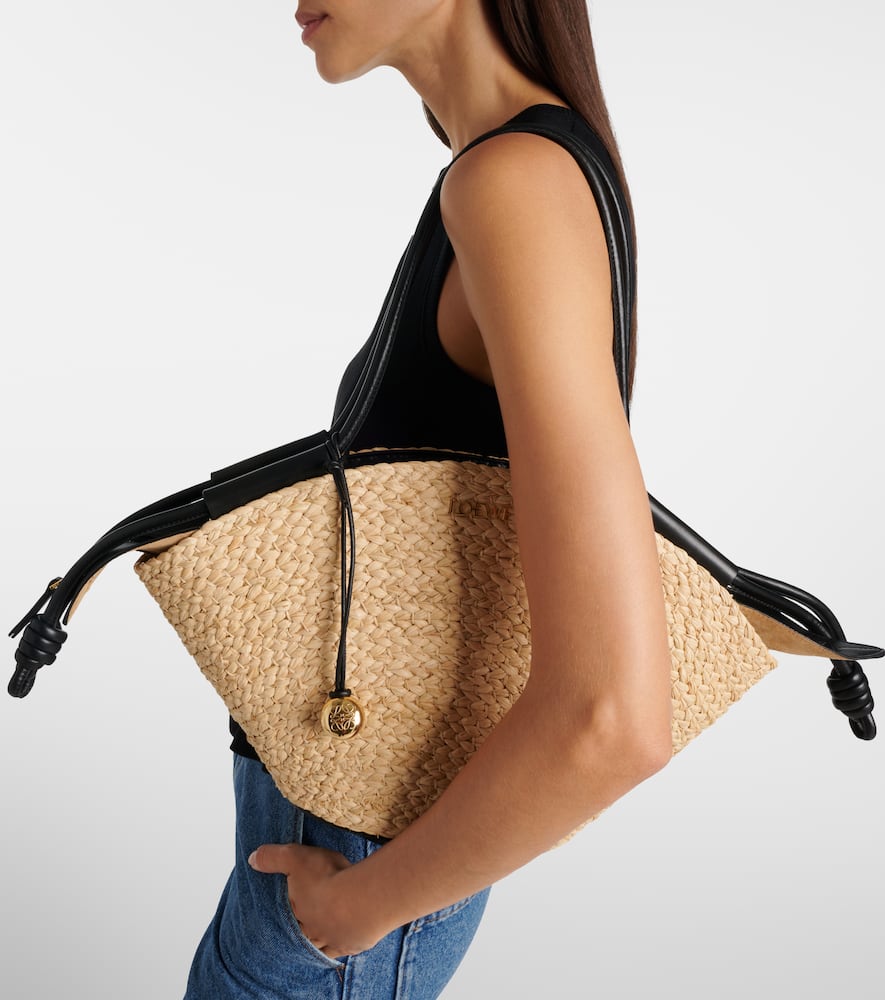 Loewe Paseo Small raffia basket bag