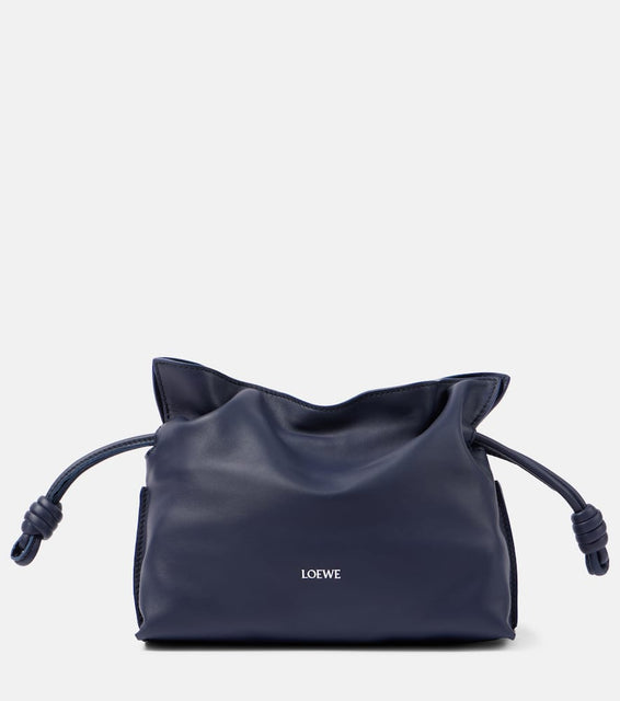 Loewe Flamenco Mini leather clutch. Shop Loewe Clutches for women now.