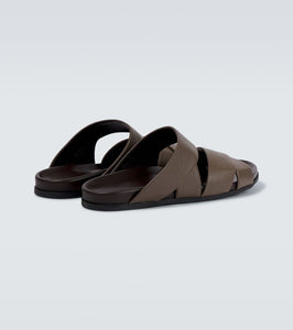 Manolo Blahnik Inezmu leather sandals