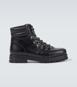 Manolo Blahnik Janka leather lace-up boots
