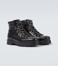 Manolo Blahnik Janka leather lace-up boots