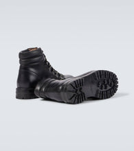 Manolo Blahnik Janka leather lace-up boots