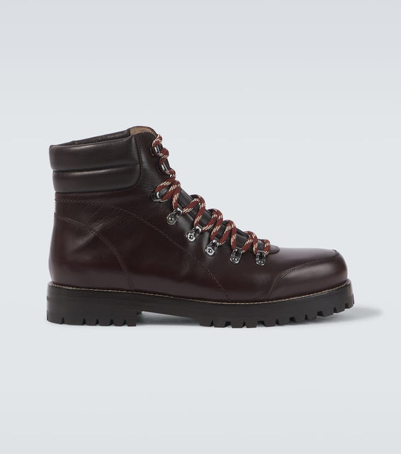 Manolo Blahnik Janka leather lace-up boots