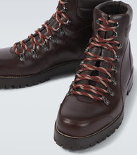 Manolo Blahnik Janka leather lace-up boots