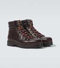 Manolo Blahnik Janka leather lace-up boots