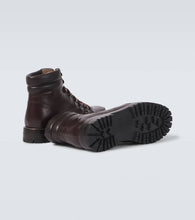 Manolo Blahnik Janka leather lace-up boots