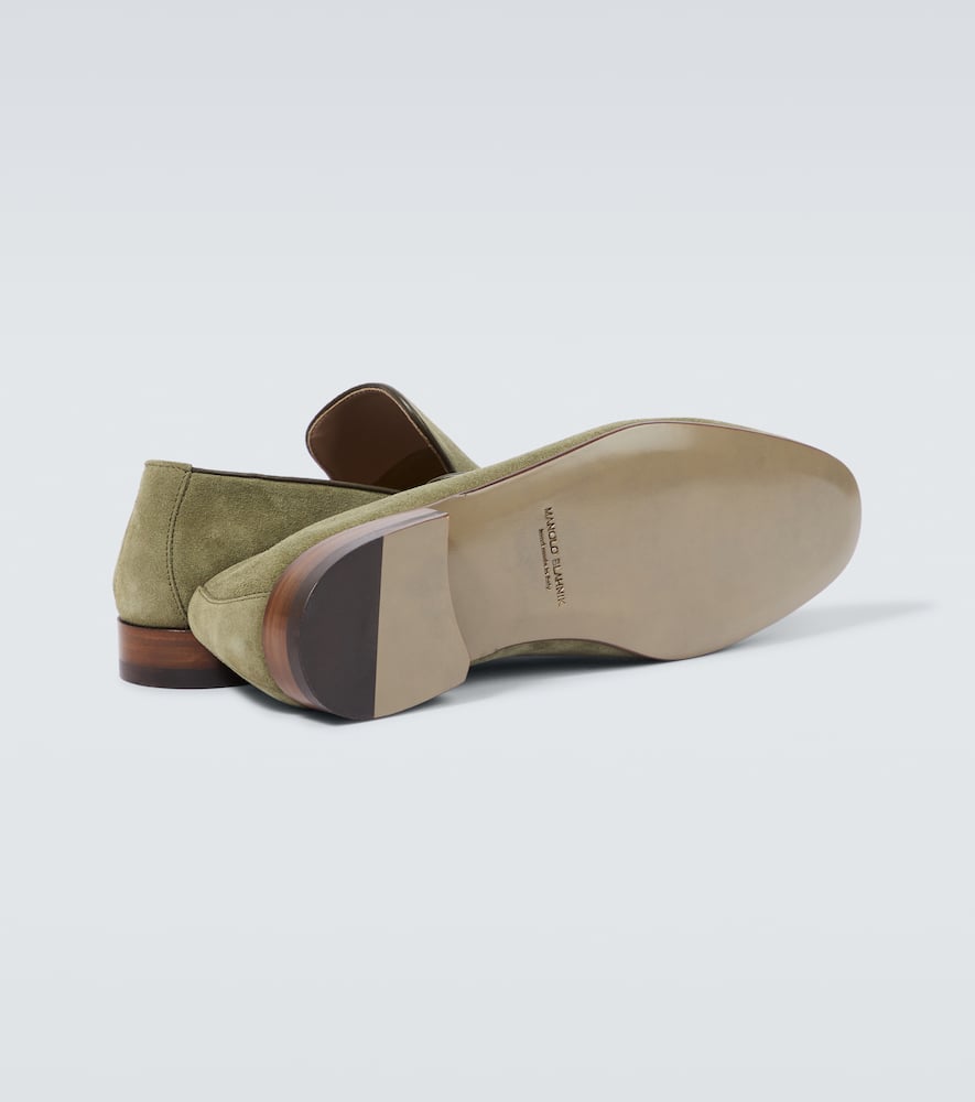Manolo Blahnik Truro suede loafers