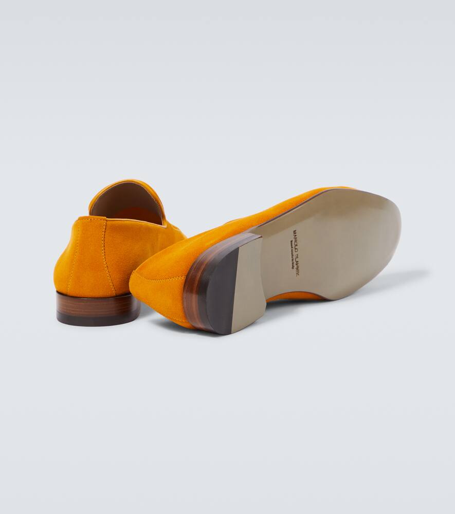 Manolo Blahnik Truro suede loafers