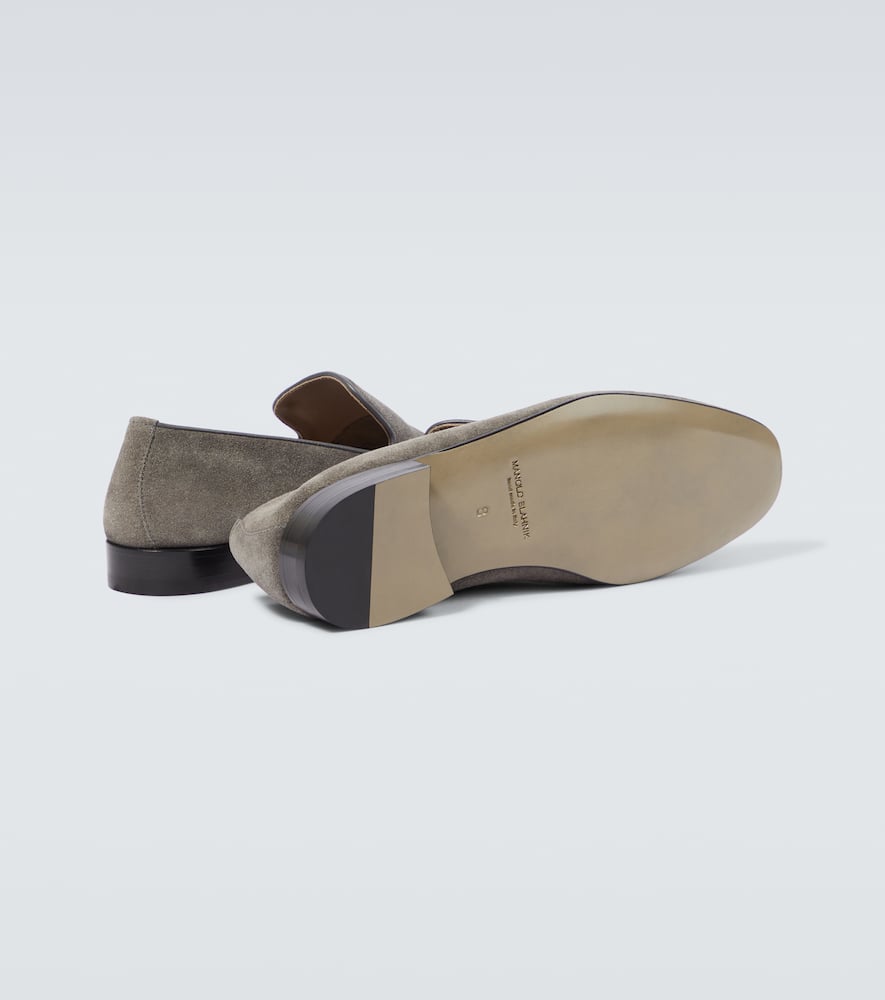 Manolo Blahnik Truro suede loafers