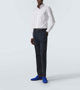 Manolo Blahnik Truro suede loafers