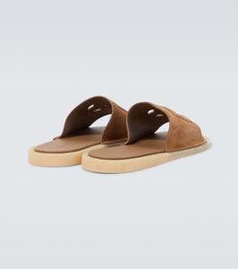 Dolce&Gabbana DG suede slides