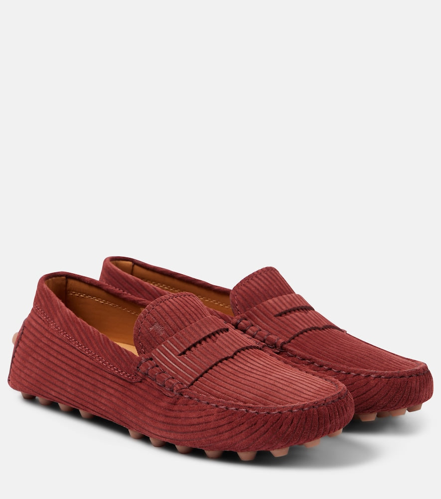 Tod's Gommino Bubble suede driving shoes - Tod's Gommino Bubble 绒面革驾驶鞋