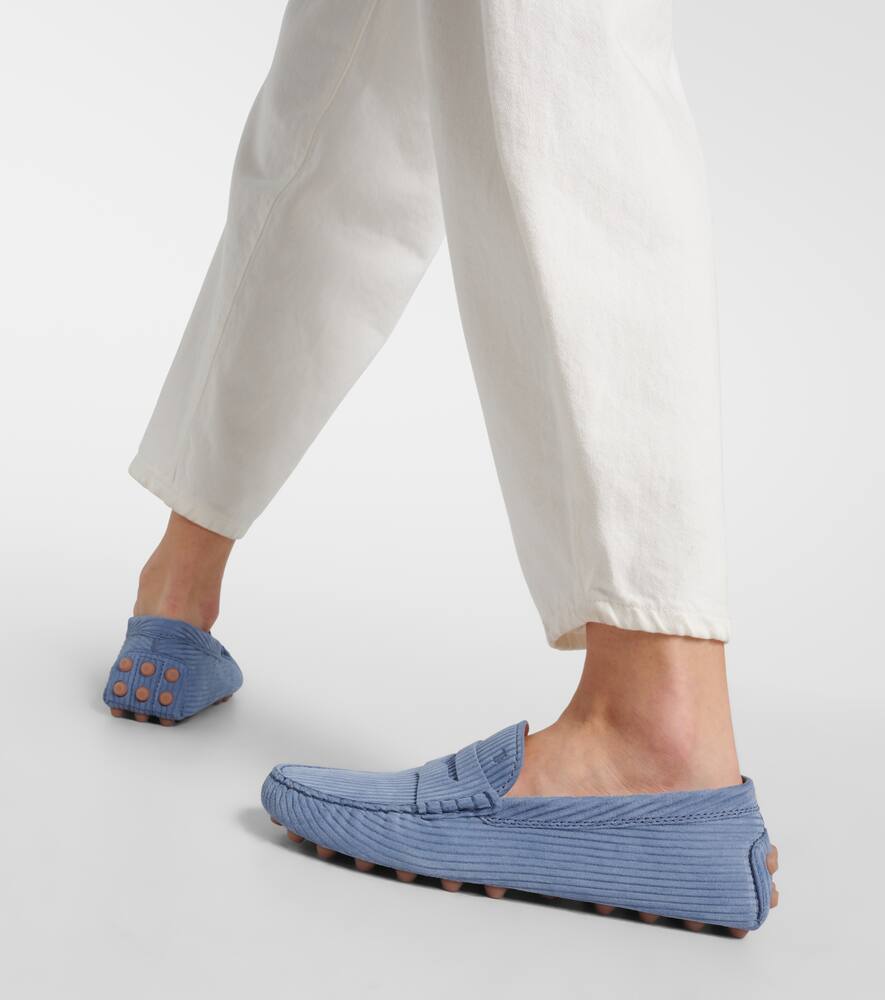 Tod's Gommino Bubble suede loafers