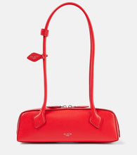 Alaia Le Teckel Small leather shoulder bag. Shop Alaia Shoulder Bags for women now.