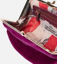 Vivienne Westwood Granny Frame Orb velvet tote bag