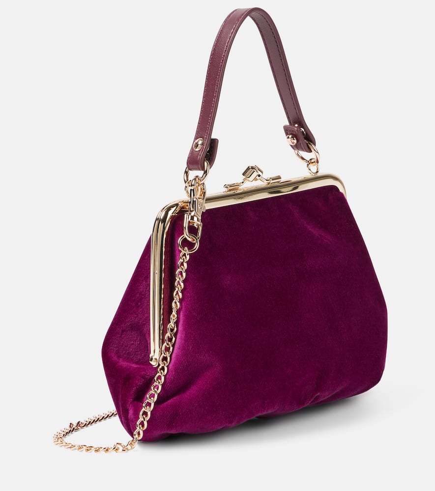 Vivienne Westwood Granny Frame Orb velvet tote bag