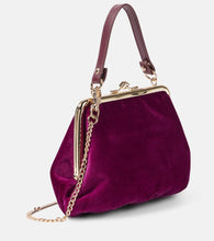 Vivienne Westwood Granny Frame Orb velvet tote bag