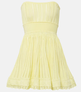 Alaia Crinoline pointelle jersey romper