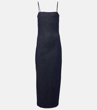 Alaia Denim midi dress. Alaia Denim 中长连衣裙