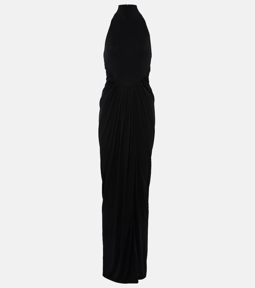 Alaia Halterneck draped gown. Alaia露背垂褶礼服