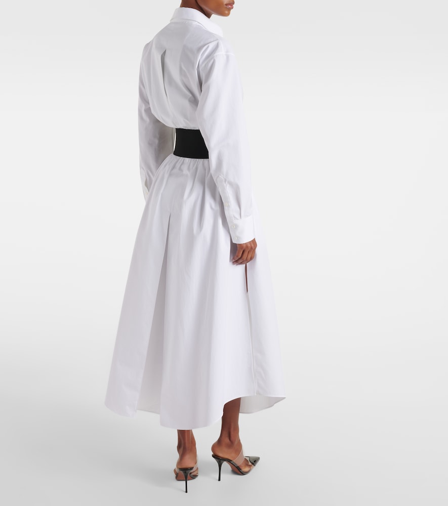 Alaia Cotton poplin shirt dress