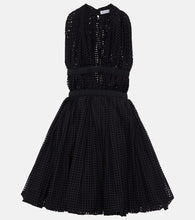 Alaia Deesse cotton-blend minidress