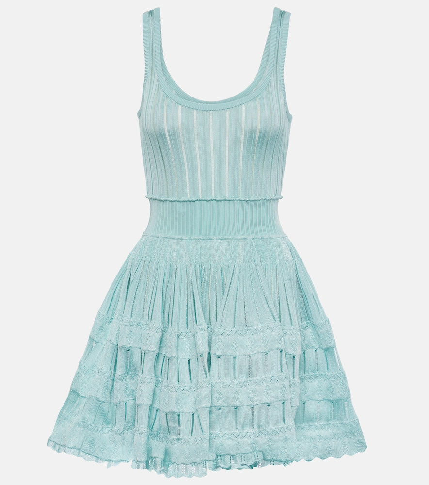 Alaia Open-knit minidress. Alaia 开襟针织迷你连衣裙