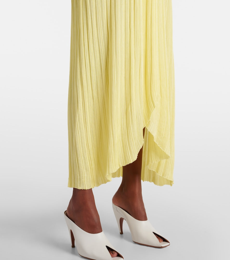 Alaia Pleated bustier dress