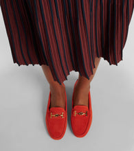 Tod's T-Ring suede loafers