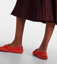 Tod's T-Ring suede loafers